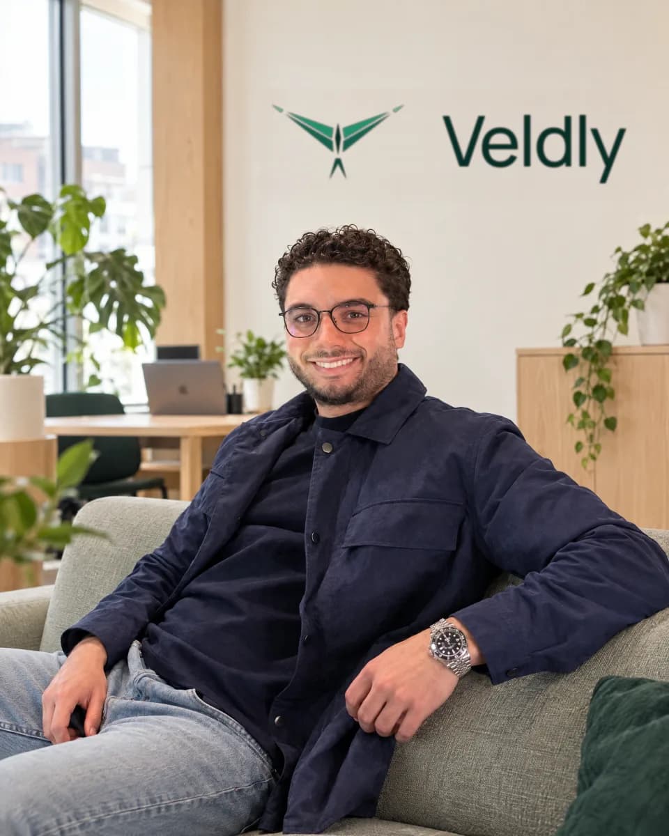 Rachid Ouaalit, oprichter van Veldly